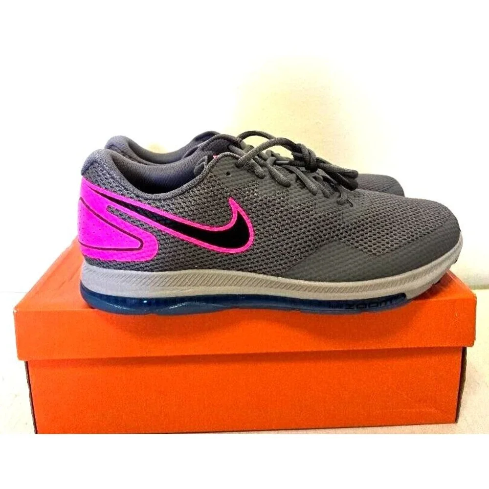 NIKE ZOOM ALL OUT LOW 2 MEN SIZE 11.5 GUNSMOKE PINK BLAST NEW COMORT RUN NIB!